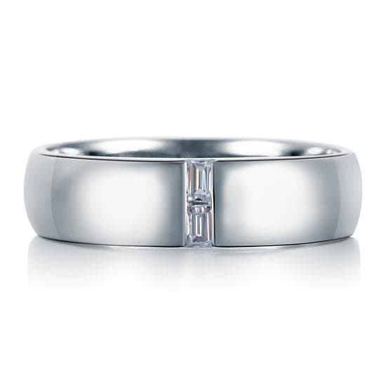 Men's Band Solid Sterling 925 Silver Ring