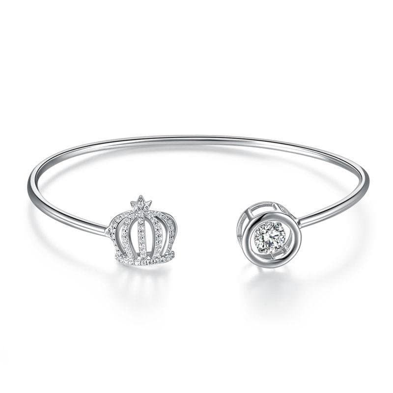 Dancing Stone Crown Bangle